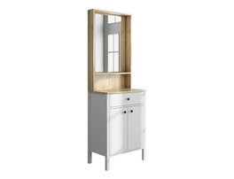 Hanah Home Soporte de Pasillo FRN-20078 Madera y Blanco